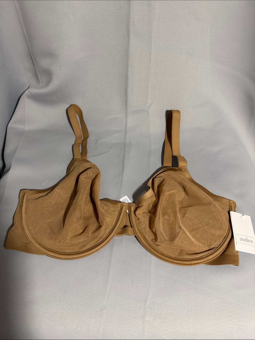 Auden Underwire Bra in Camel Brown